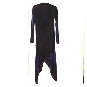 Lightweight Tie-Dye High-Low Duster  NWOT
